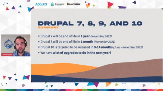 Drupal 8 End of Life